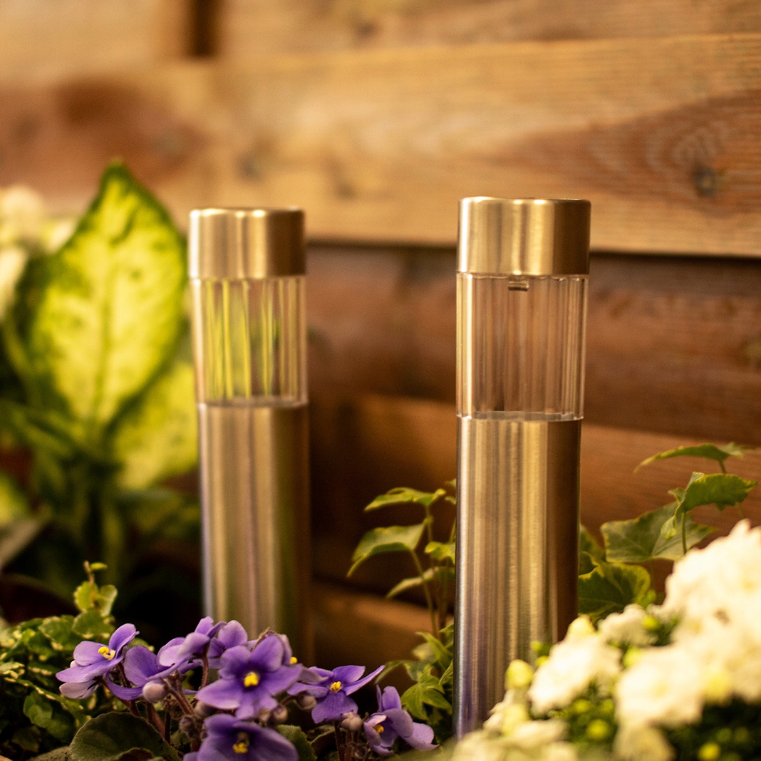 5x LAMPA SOLARNA OGRODOWA LED WBIJANA TUBA NIERDZEWNA SZPIKULEC SŁUPEK Marka SuperLED