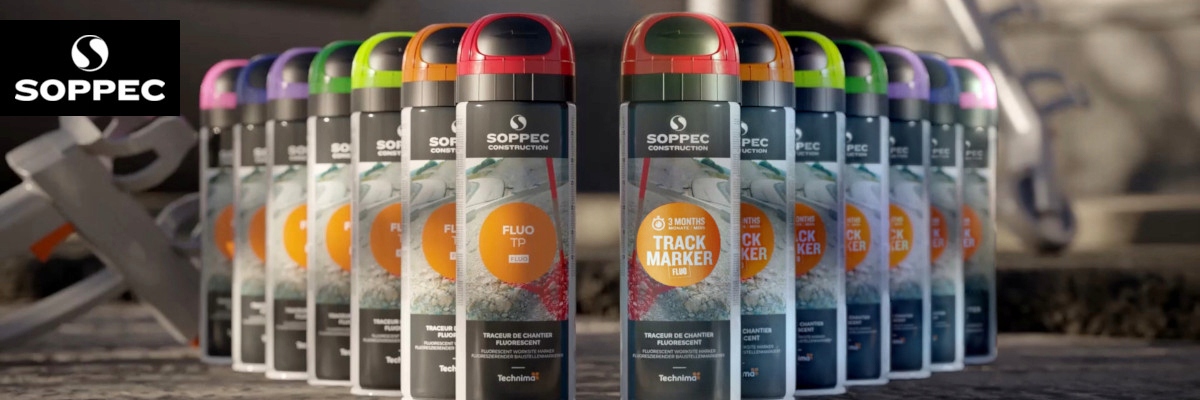 FARBA GEODEZYJNA SPRAY SOPPEC TRACK MARKER ŻÓŁTA 500ml 1szt. EAN (GTIN) 3598300014317