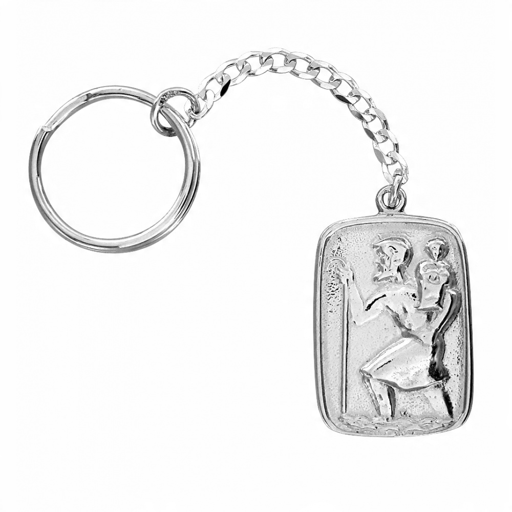 

Srebrny Brelok Do Kluczy Święty Krzysztof Pr. 925