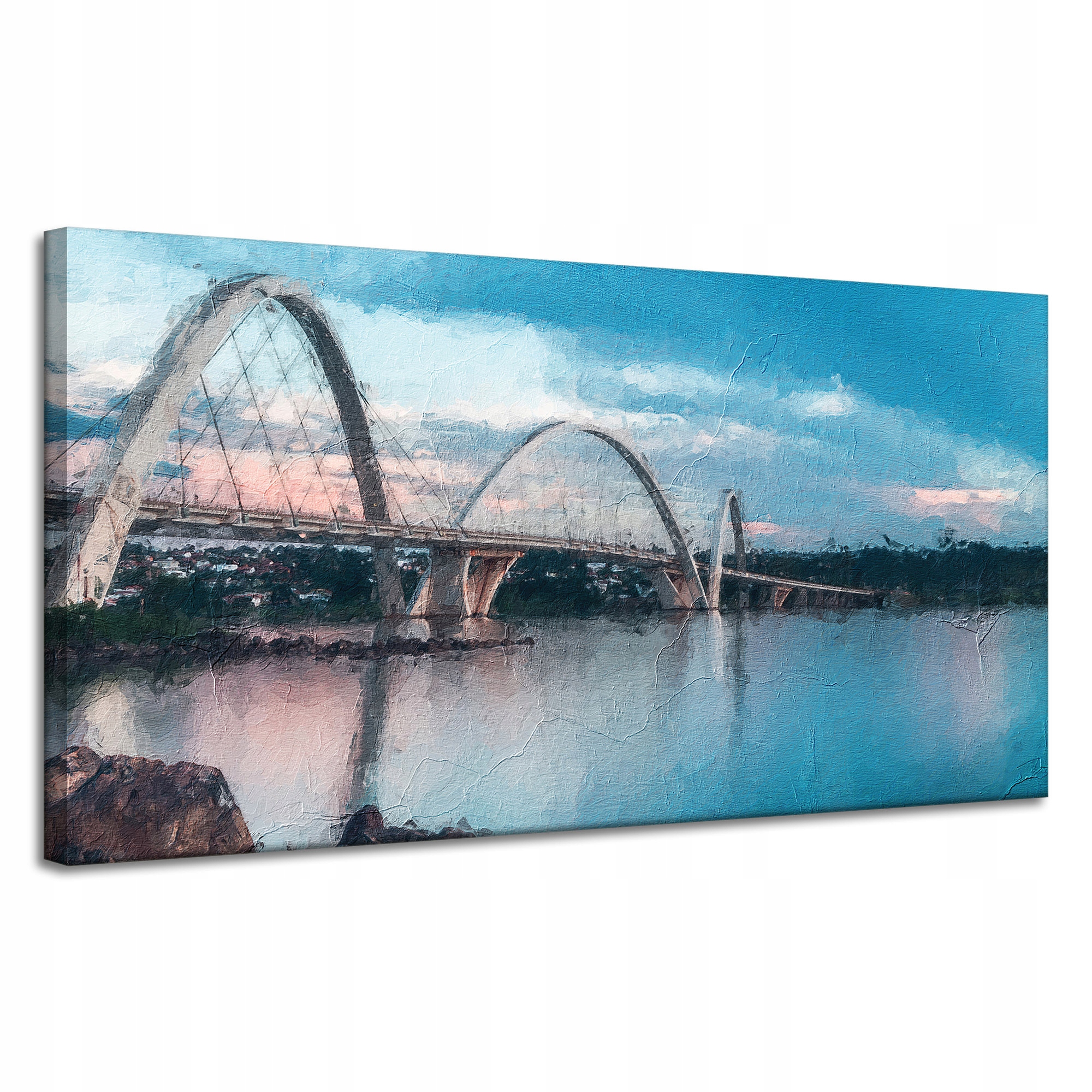 Obraz na plátně Most Juscelino Kubitschek Brazílie 120x60 cm