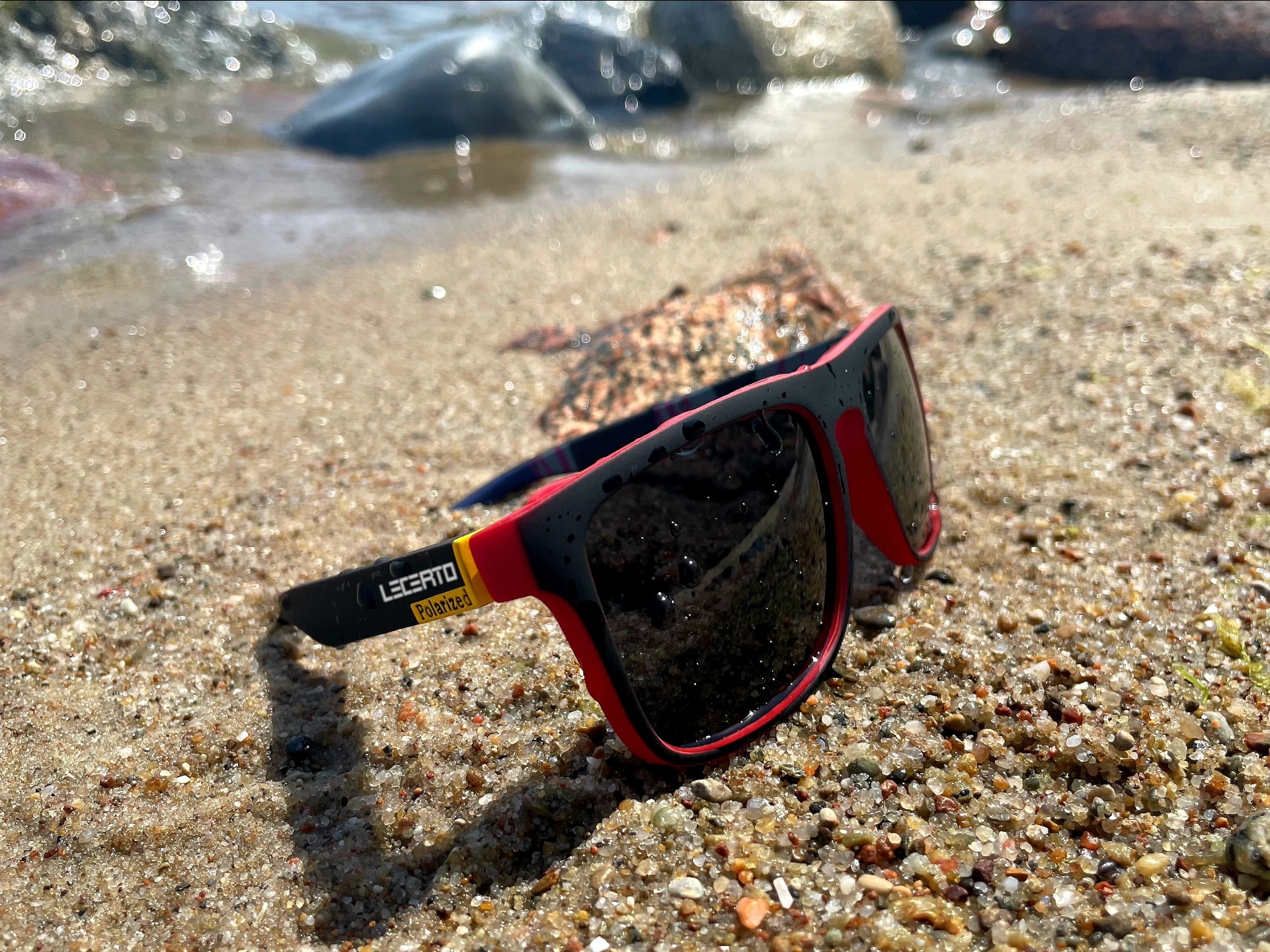 OKULARY PRZECIWSŁONECZNE POLARYZACYJNE UV400 DLA KIEROWCÓW ZESTAW LECERTO Marka inna marka