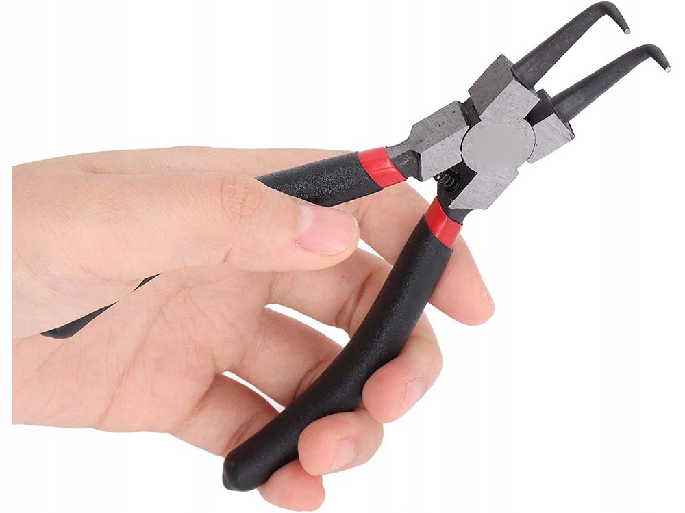 Szczypce do pierścieni segera zacisków 4szt zestaw szyczpiec zagięte proste EAN (GTIN) 5907451356555