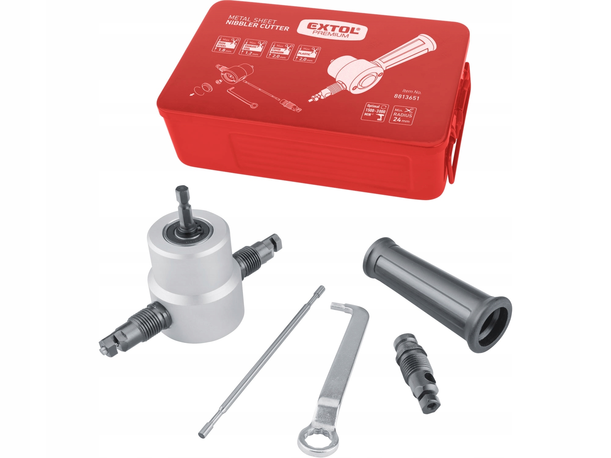 Przystawka do cięcia blachy 360 stopni