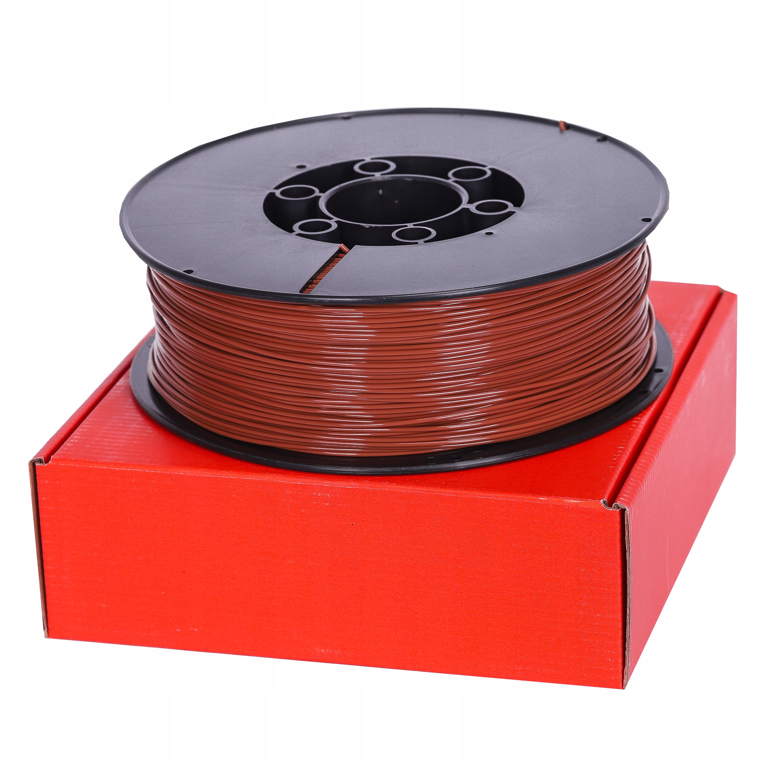 Filament PlastSpaw PLA 1,75mm 1kg BRĄZOWY