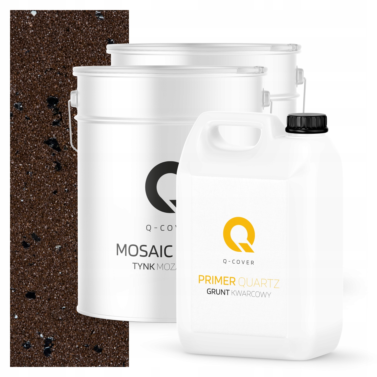 Mozaiková Hnedá Tmavá Omietka S Čiernou Mikou M96 Vonkajšia 2x 12,5 Kg Pôda