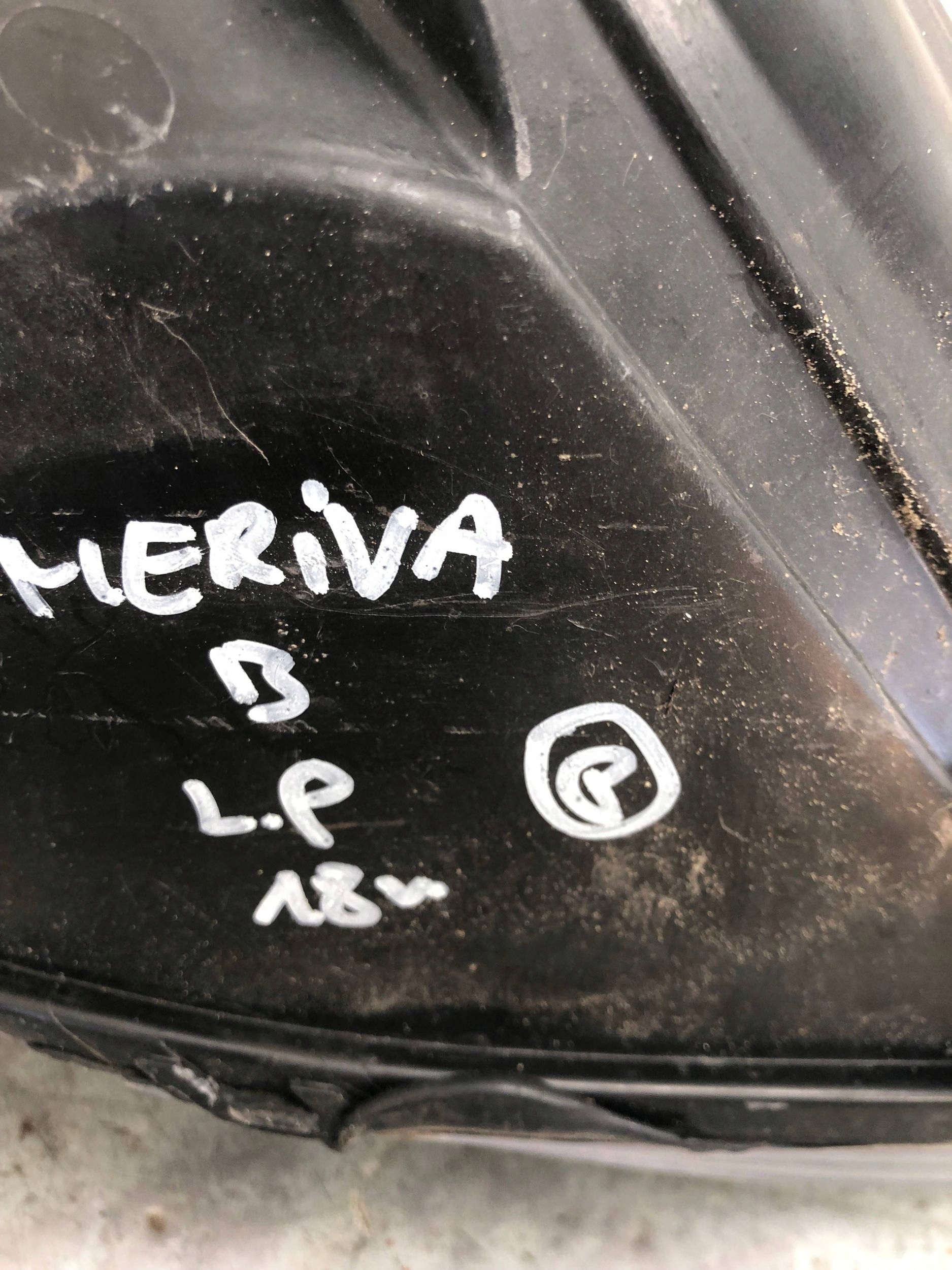 light left front OPEL MERIVA B 13286612