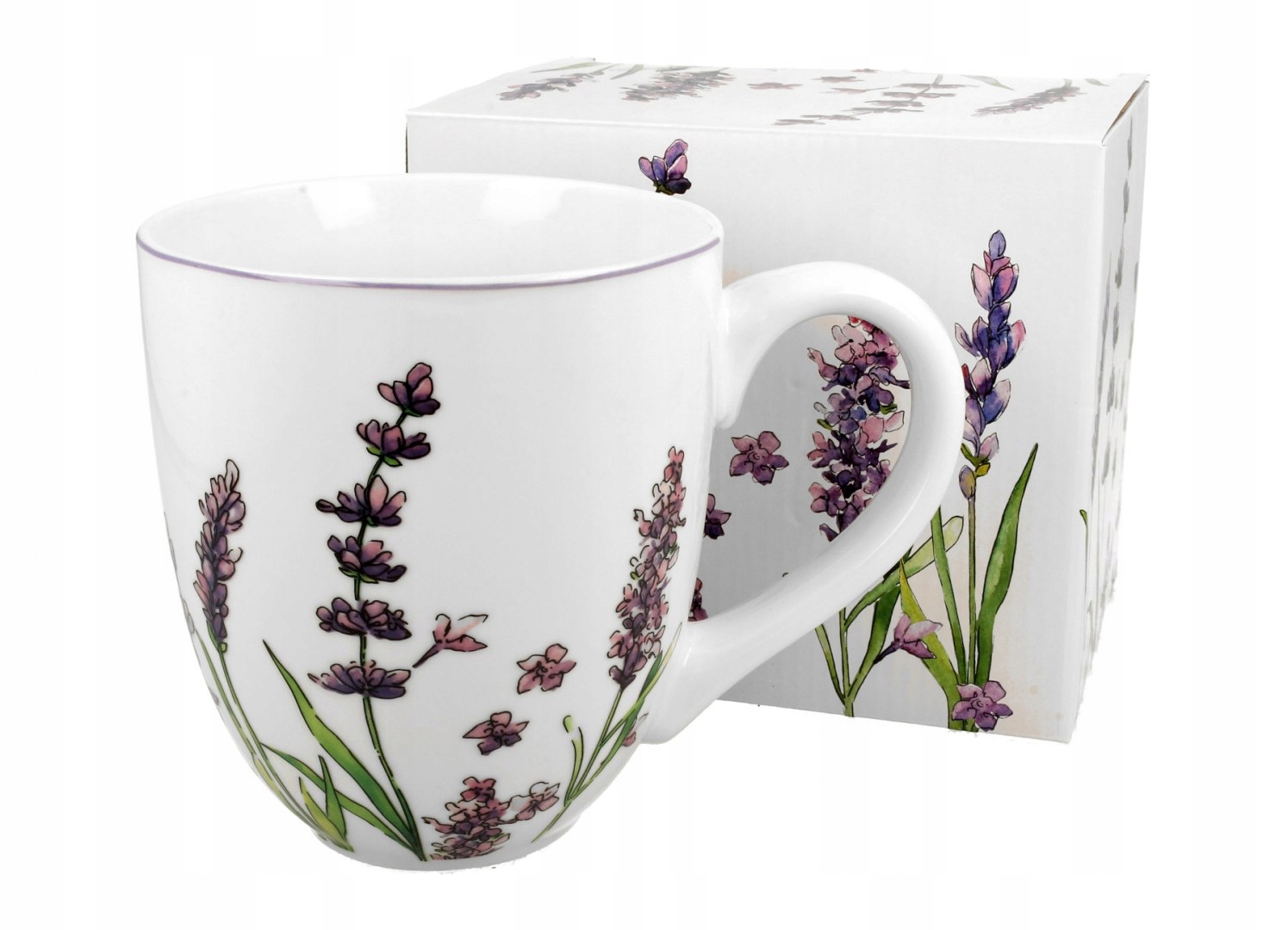 

Duży Kubek Porcelanowy Lawenda Kagri