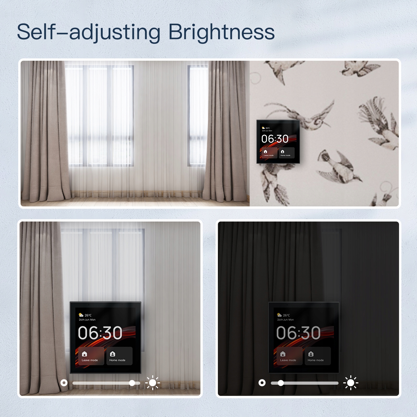 TUYA Multibramka LCD Panel Dotyk ZigBee 4'' MOES Kod producenta 4375790285026