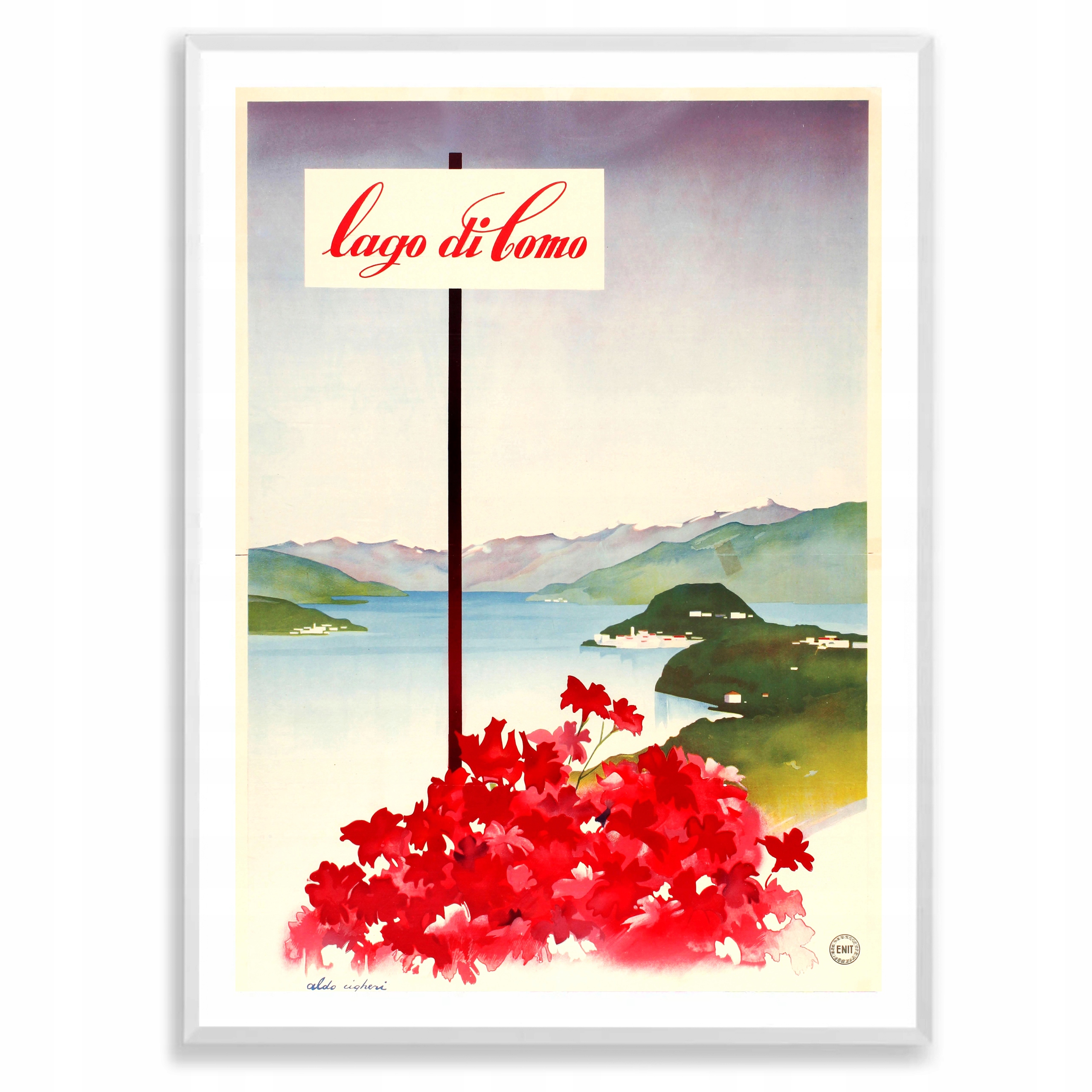 

Plakat Vintage Lago DI Como Włochy Italia A2