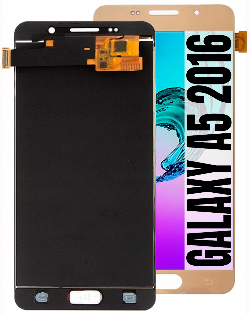 Displej Pro Samsung Galaxy A5 2016 A510 A510F LCD Displej Zlatý