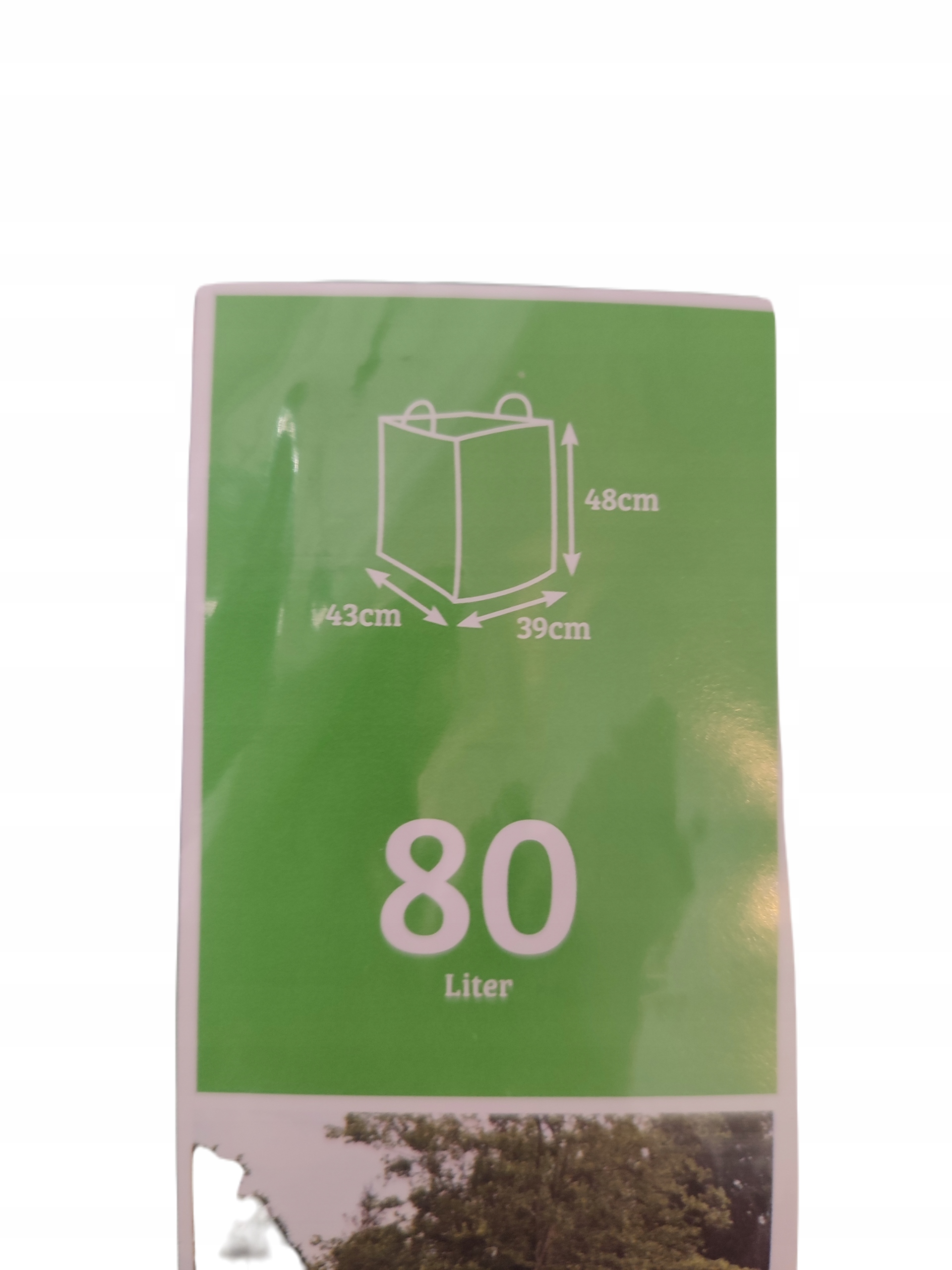 3x WOREK OGRODOWY NA LIŚCIE DREWNO ODPADY 80L Kod producenta worek ogrodowy