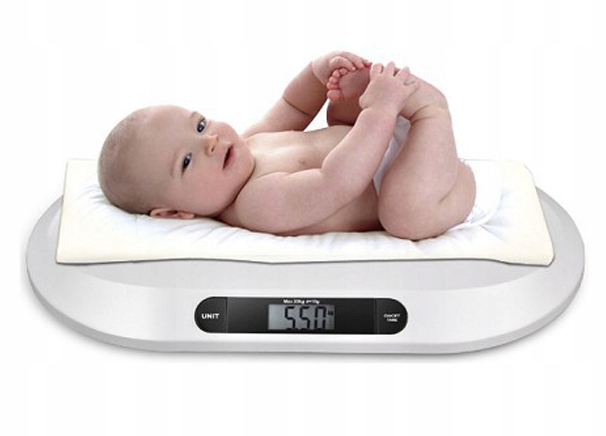 WAGA D ELEKTRONICZNA ZIECIĘCA DLA NIEMOWLĄT DZIECI Wyświetlacz LCD