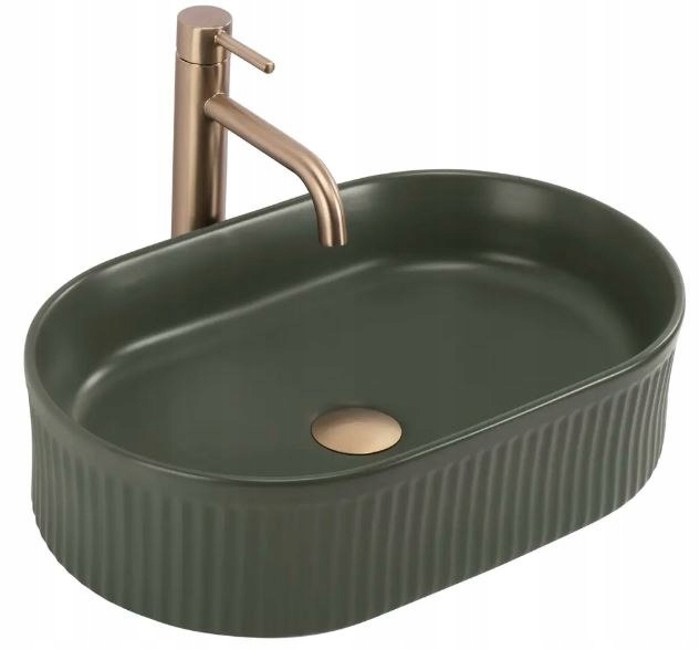 Umyvadlo Vanda 48 Olive Matt Na Desku