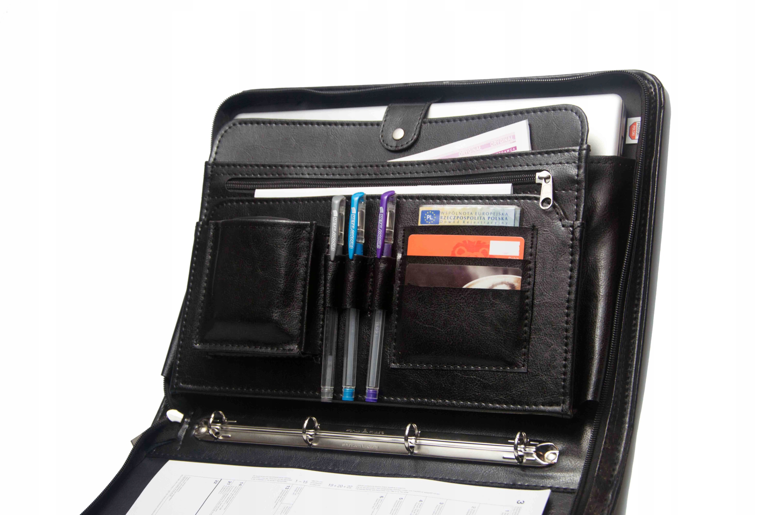 BIWUAR MULTI ORGANIZER AKTÓWKA A4 TECZKA KIEROWCY Cechy dodatkowe miejsce na długopis miejsce na laptopa