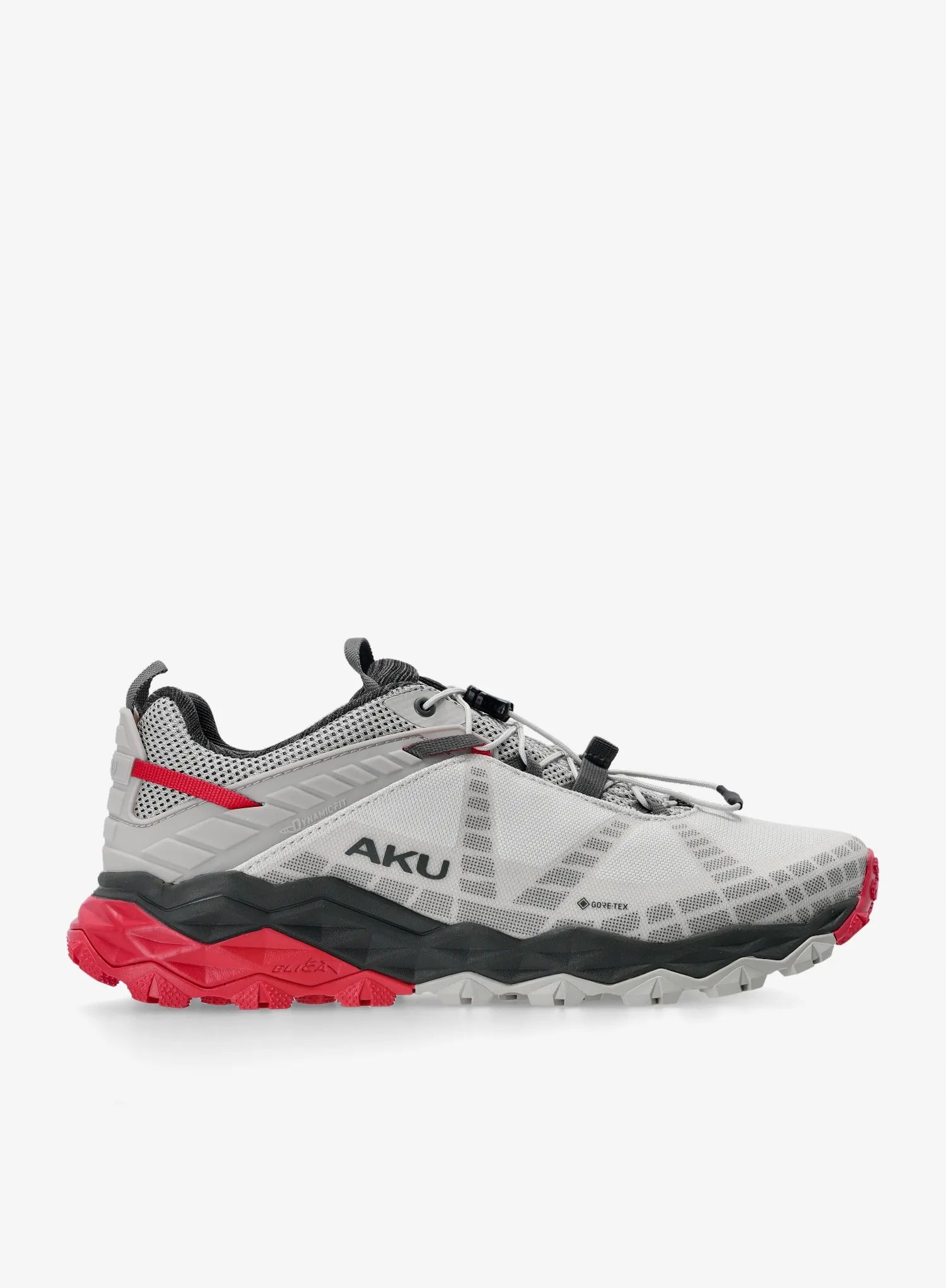 Turistické boty Aku Flyrock Gtx světle šedá/červená Uk 11 (46)
