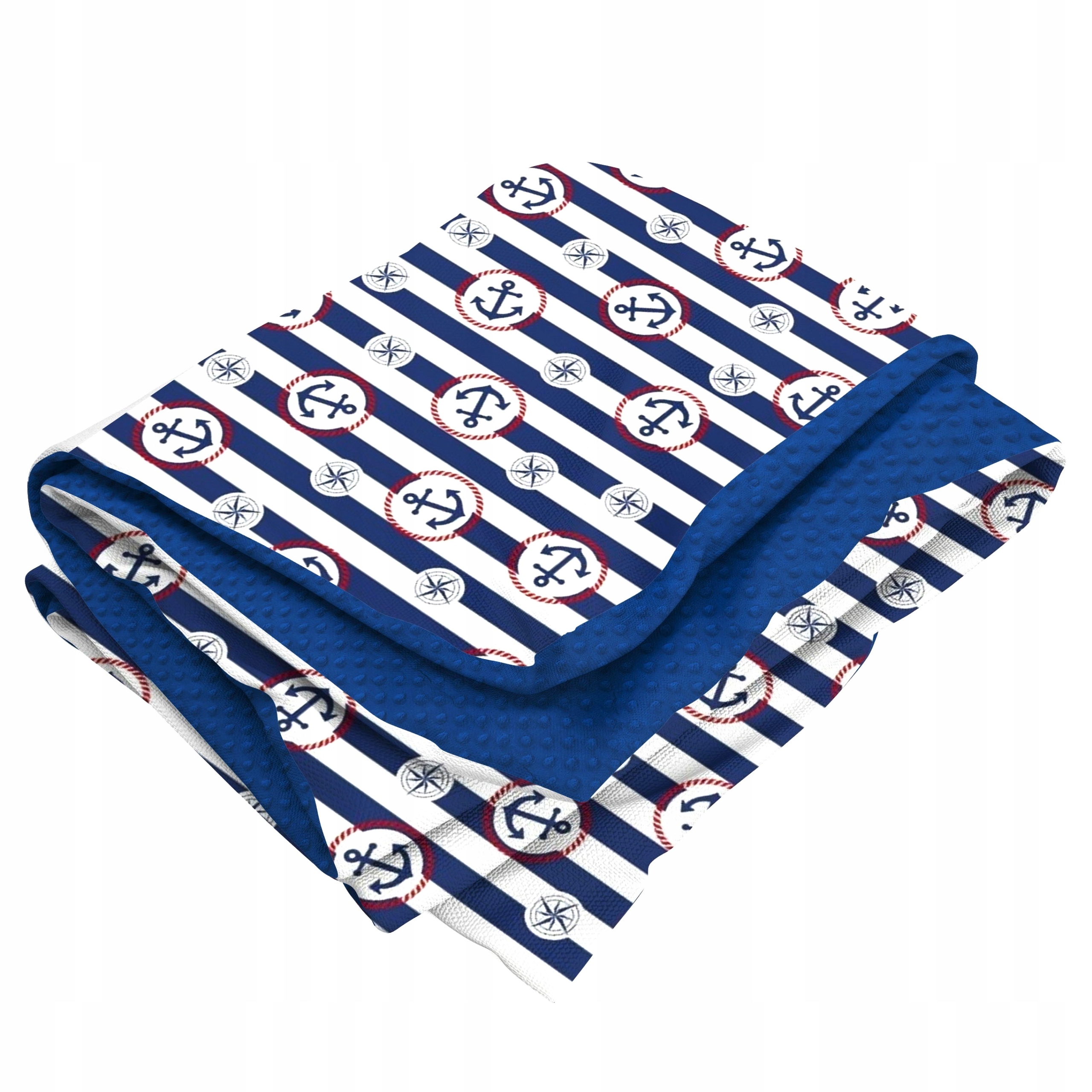 Oboustranný přehoz 140x200 Bavlna Polar Minky Kotvy