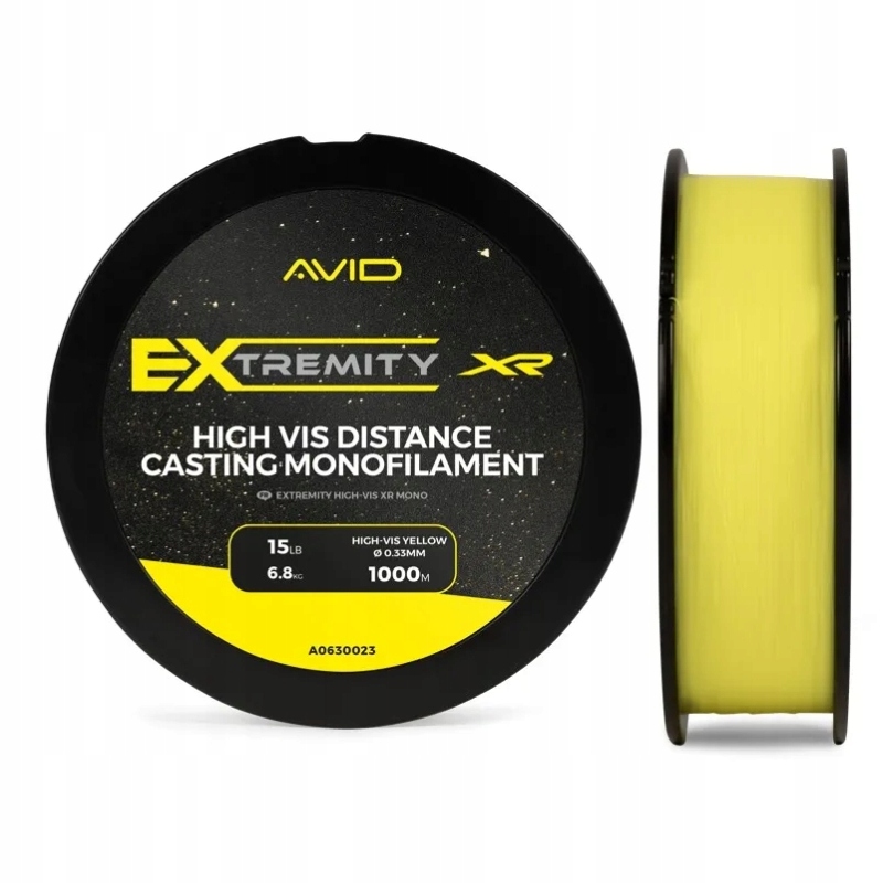 Avid Carp Żyłka karpiowa Extremity Hi-Vis Xr Mono 0.33mm 15lb 1000m
