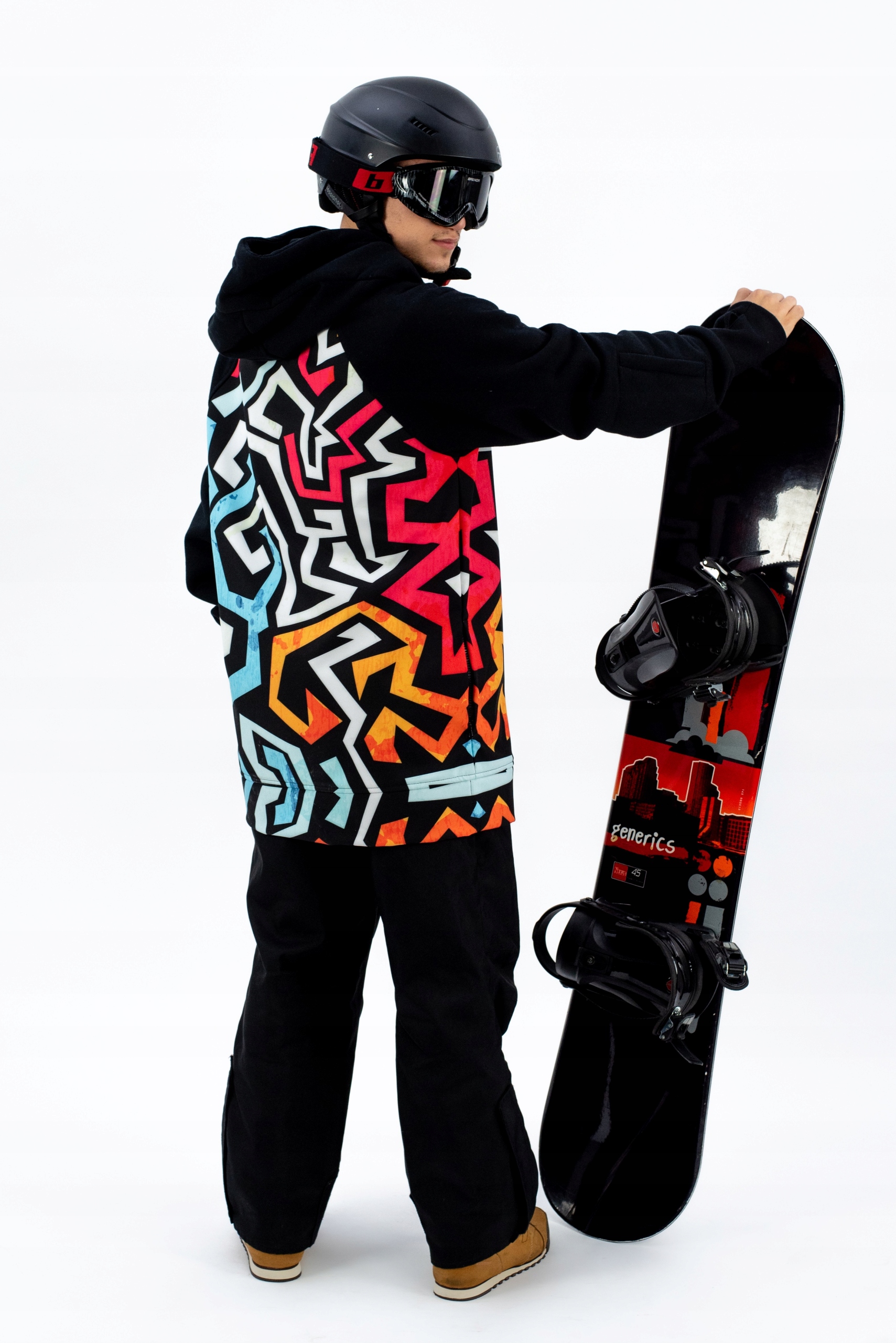 Męska Bluza Snowboardowa Crazy Style 2XL Materiał dominujący inny