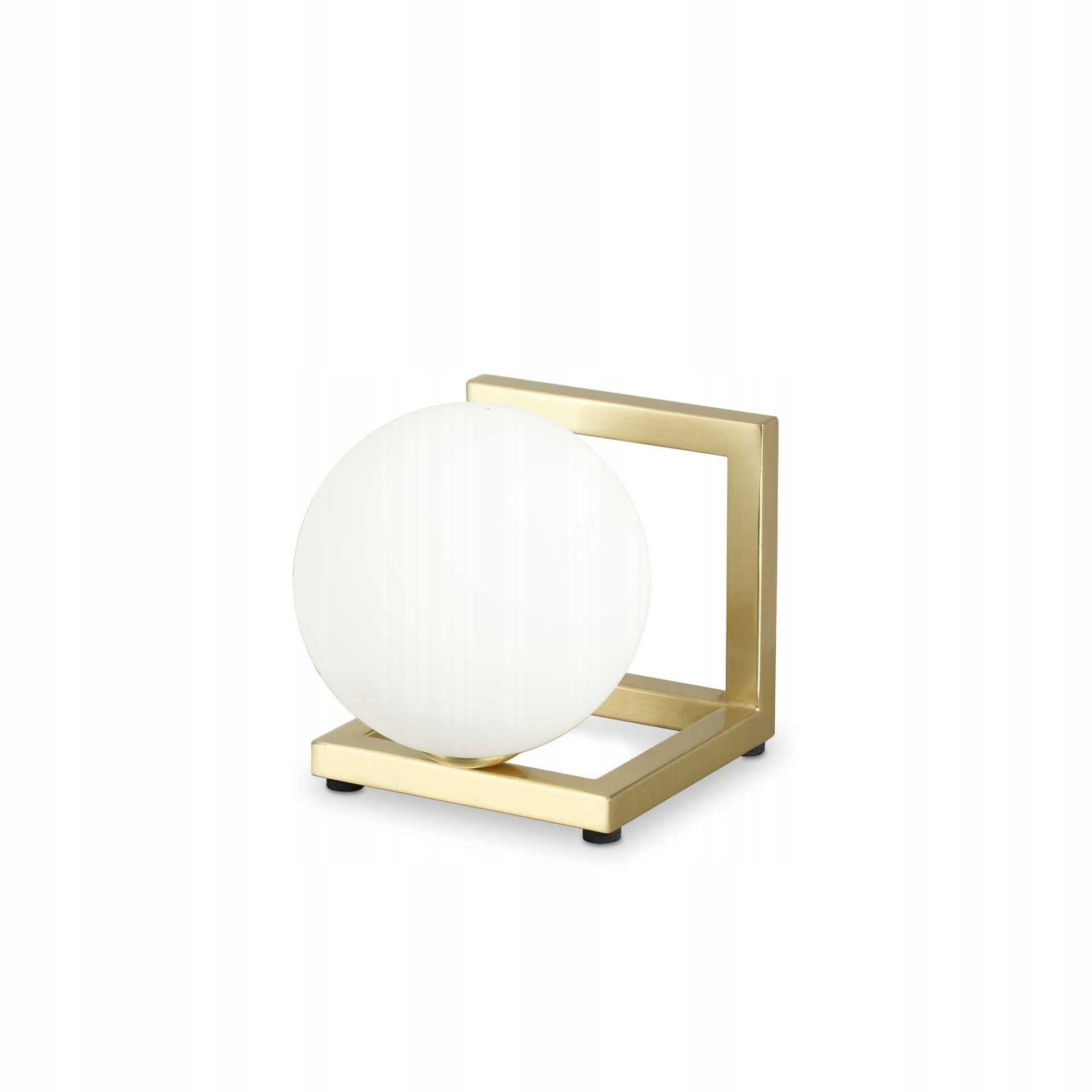 Stolná lampa Ideal Lux Angolo G9 28W mosadz hliník/sklo