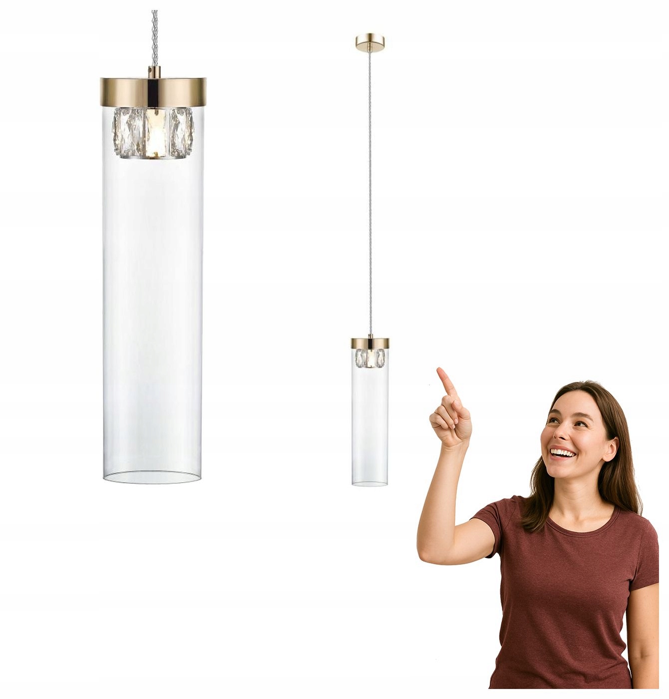 Závesná lampa Gem P0389-01D-F7AC Zuma Line