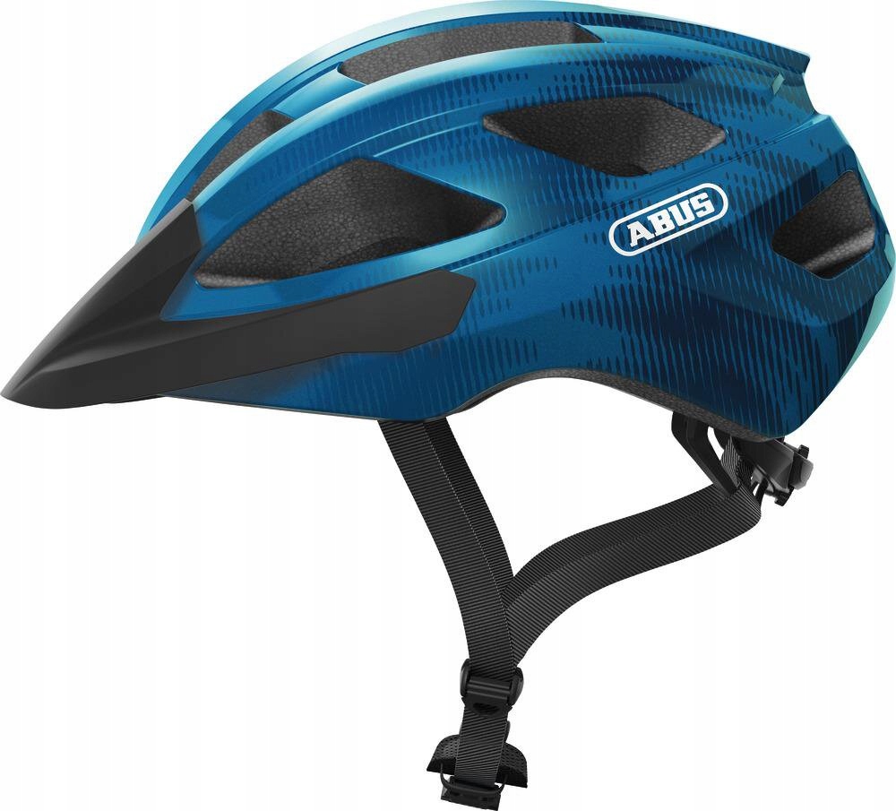 Cyklistická přilba Abus Macator Steel Modrá velikost L (58-62cm)