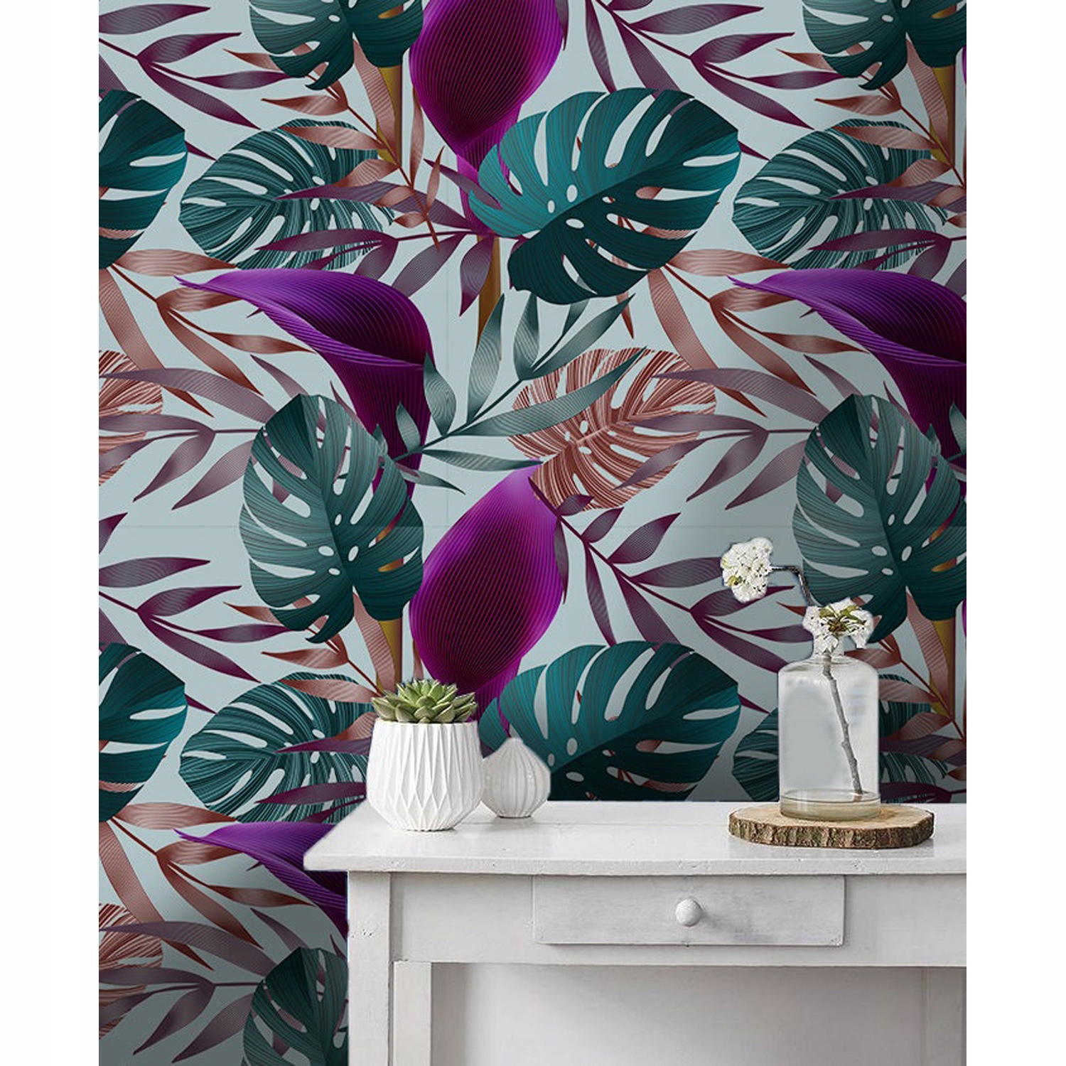 

Fototapeta na flizelinie Tropikalne kwiaty 416x254