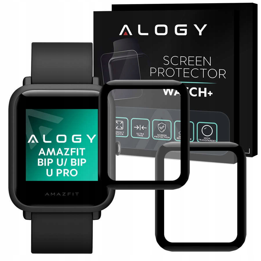

2x Szkło Alogy 3D Do Amaxfit Bip U/ Bip U Pro