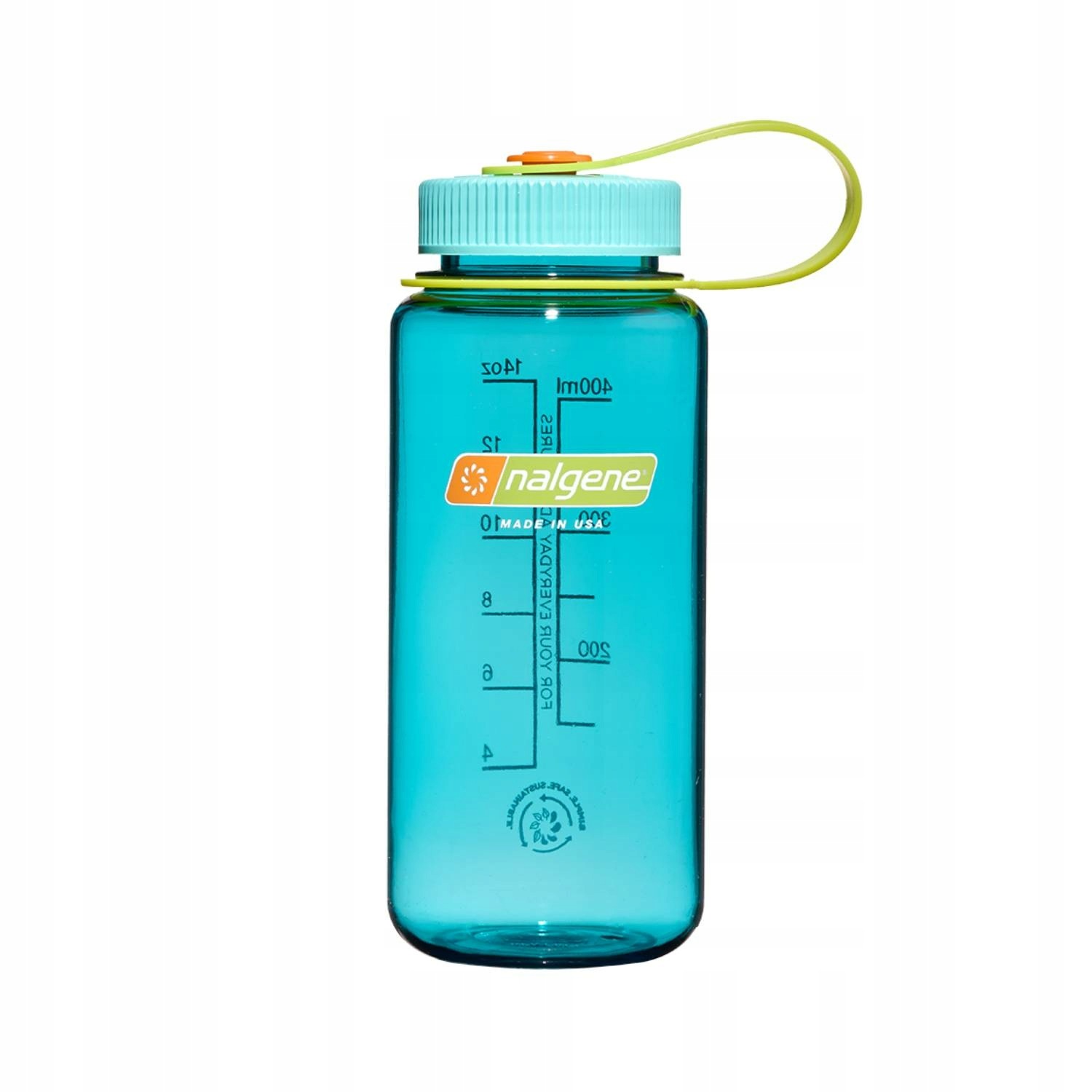 Butelka bidon na wodę Nalgene Wide Mouth Sustain 0,5 L cerulean