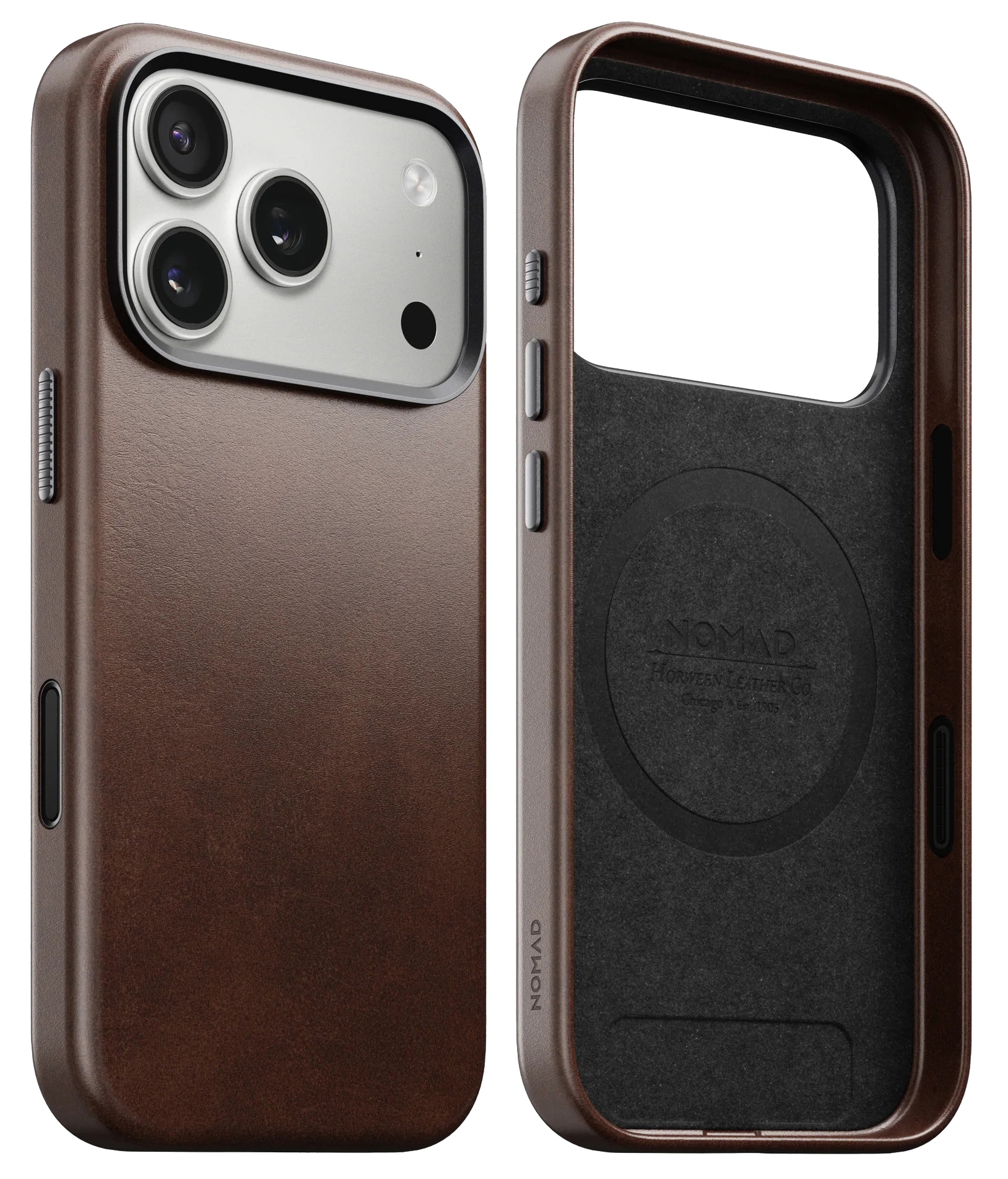 Nomad Traditional MagSafe Horween puzdro Kožené puzdro pre iPhone 17 Pro