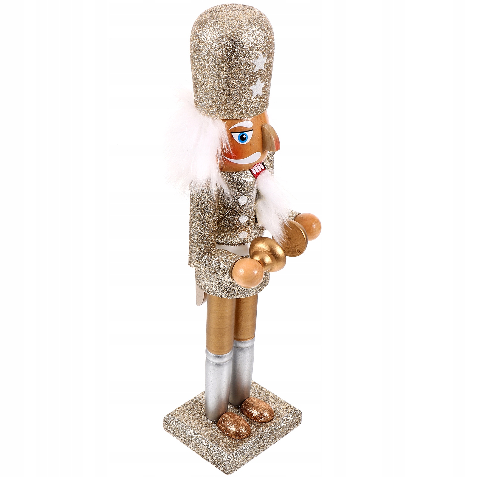 ŚMIESZNE DREWNIANE FIGURKI DZIADKA DO ORZECHÓW