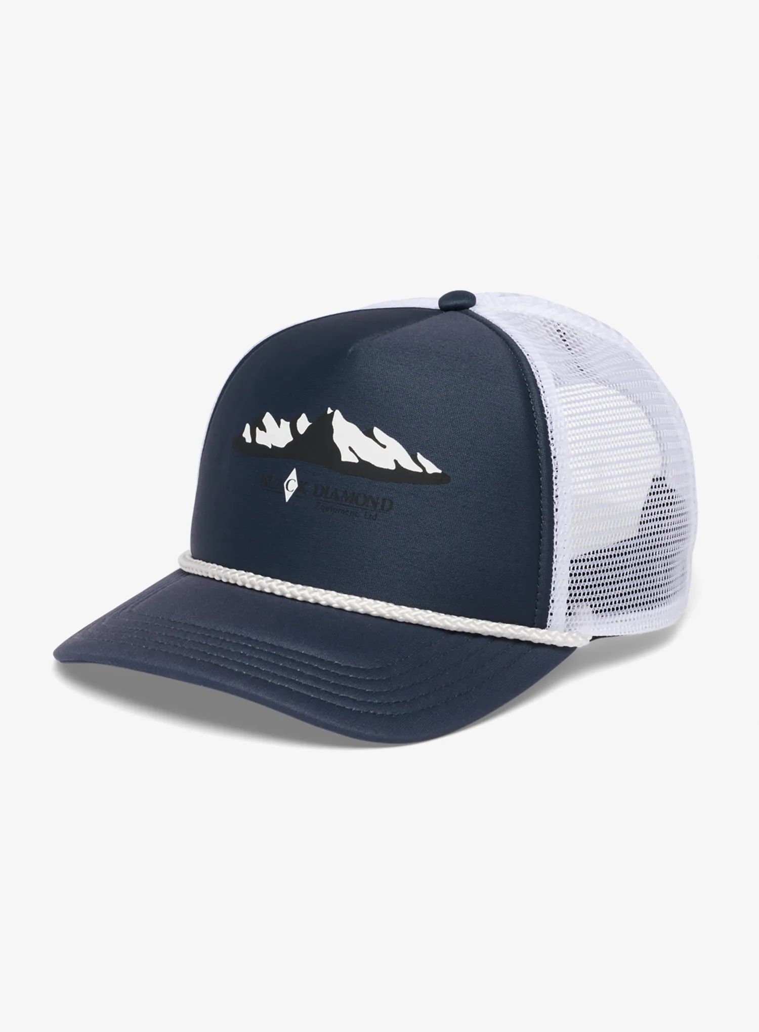 Czapka z daszkiem Black Diamond Flat Bill Trucker Hat charcoal/white