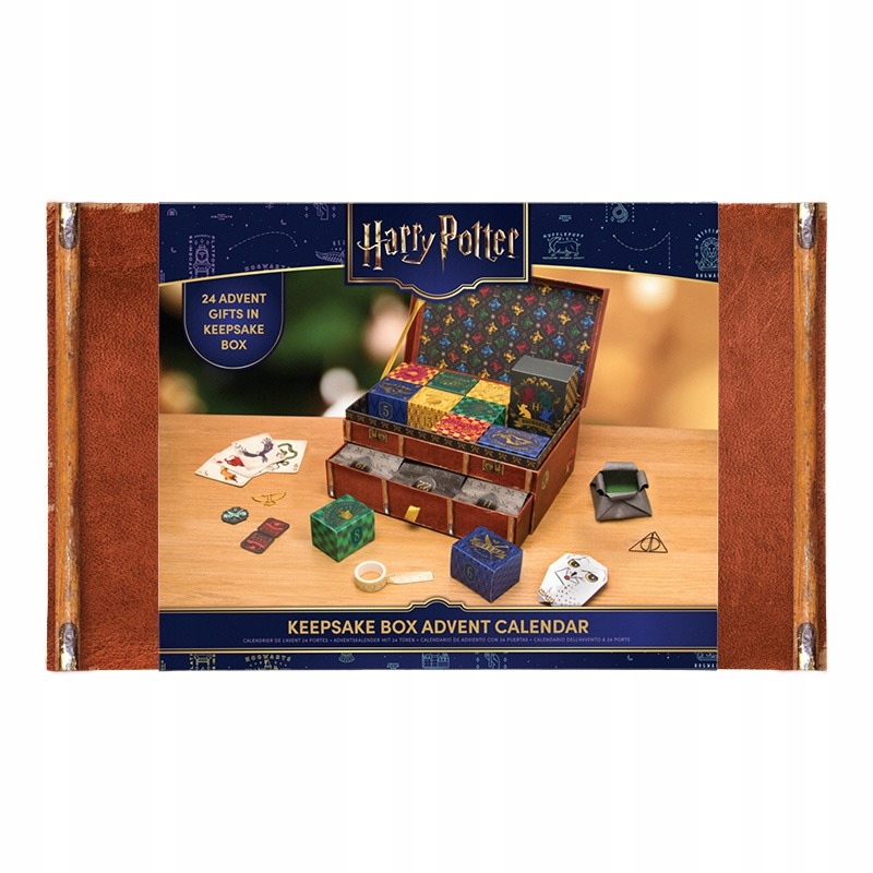 Адвент-календарь Harry Potter Keepsake Box, 24 сюрприза: блокноты, карточки, наклейки, закладки — фото 4