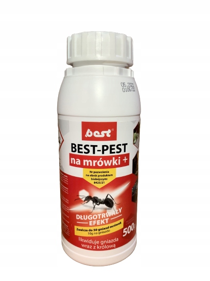

Best-pest Granulat Na Mrówki Niszczy Gniazda 500g