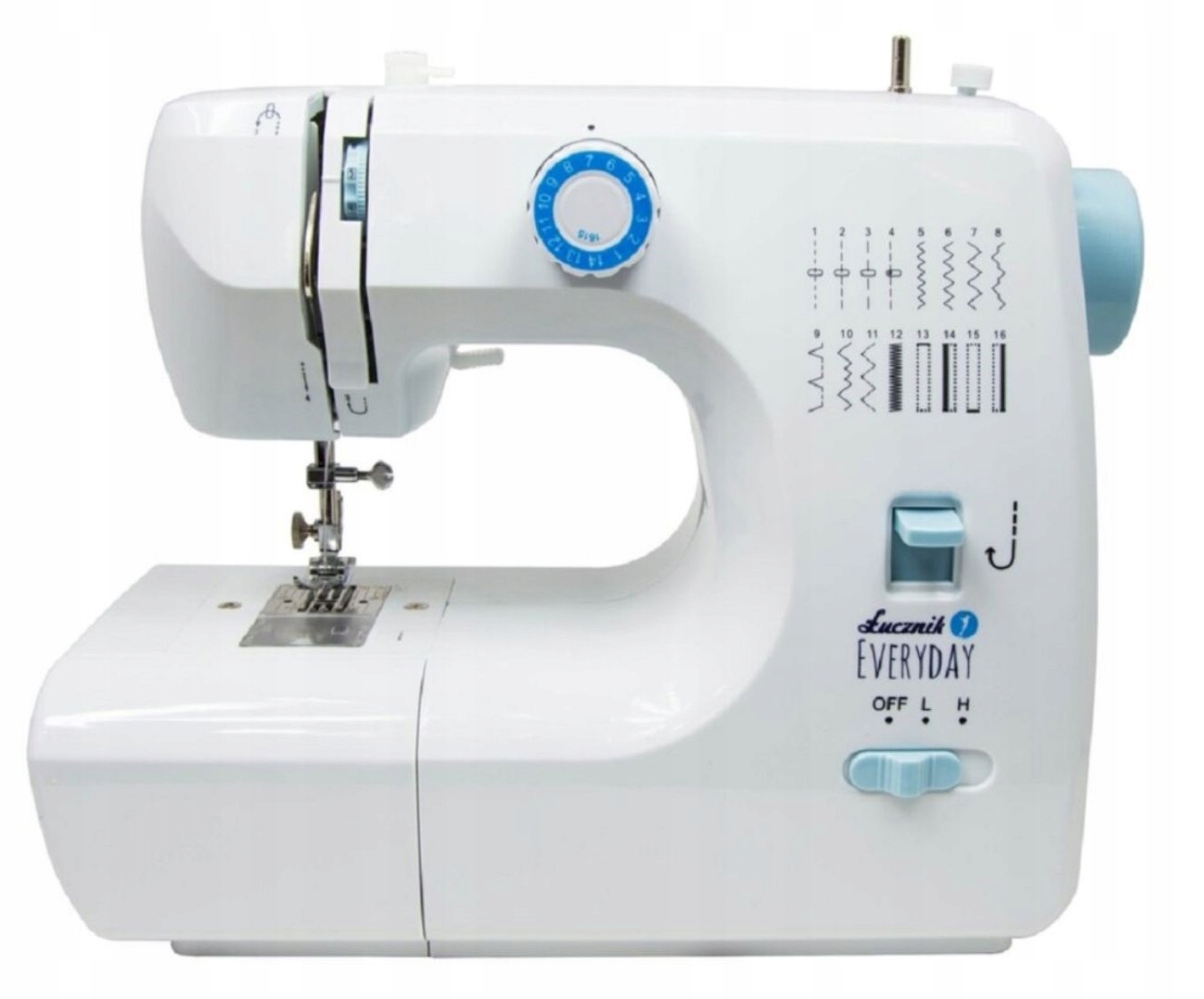 Maszyna do szycia Łucznik Everyday 16 wbudowanych ściegów szycie wstecz-Zdjęcie-0
