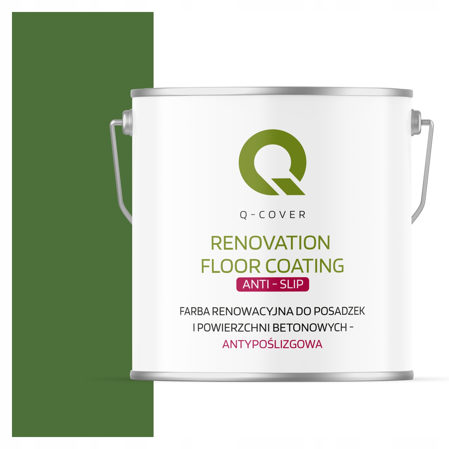 Renovačná Farba Na Podlahy Protišmyková Zelená Trávnatá RAL6010 5 L