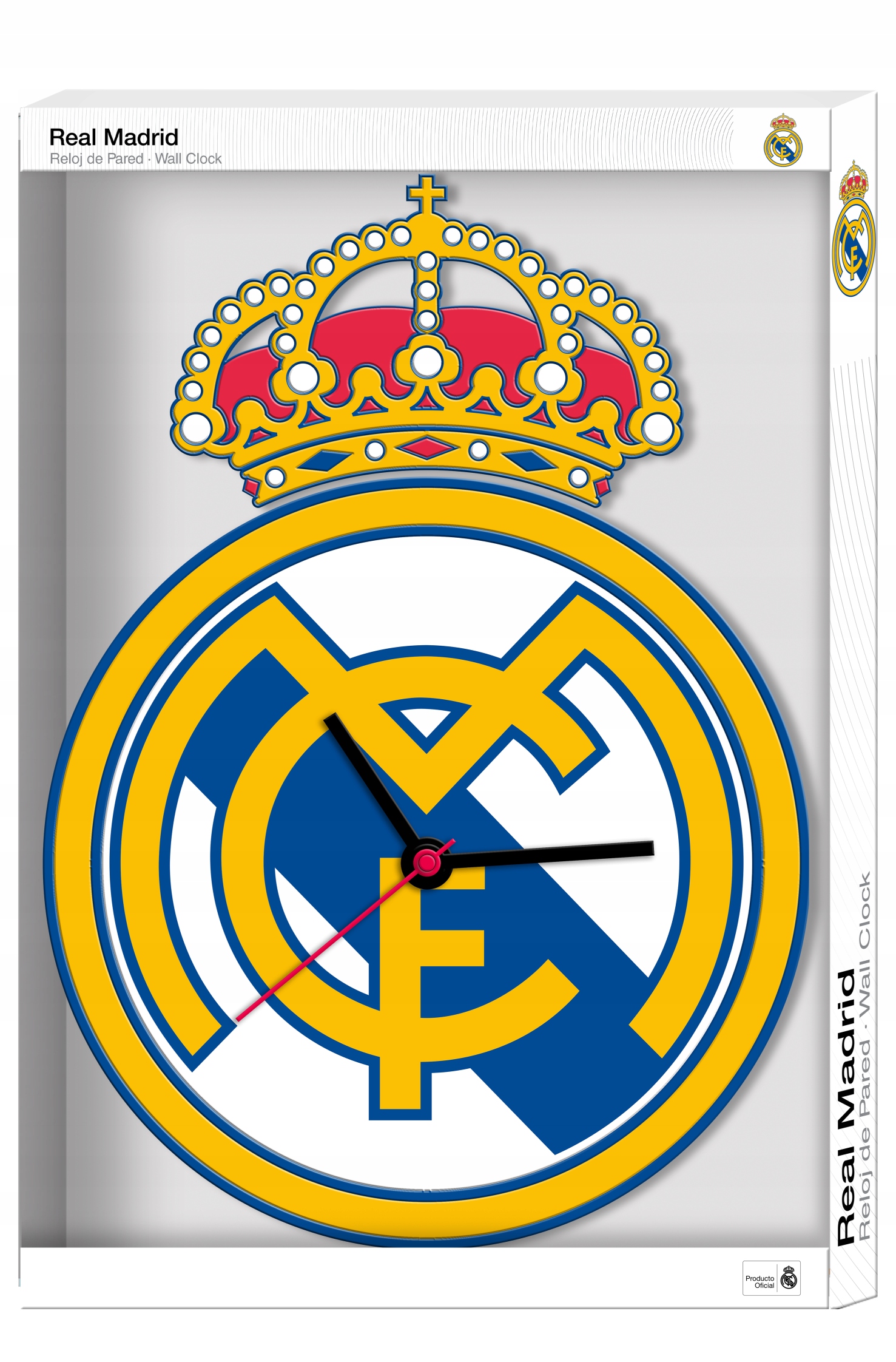 Nástenné hodiny XL Mdf Real Madrid RM00023