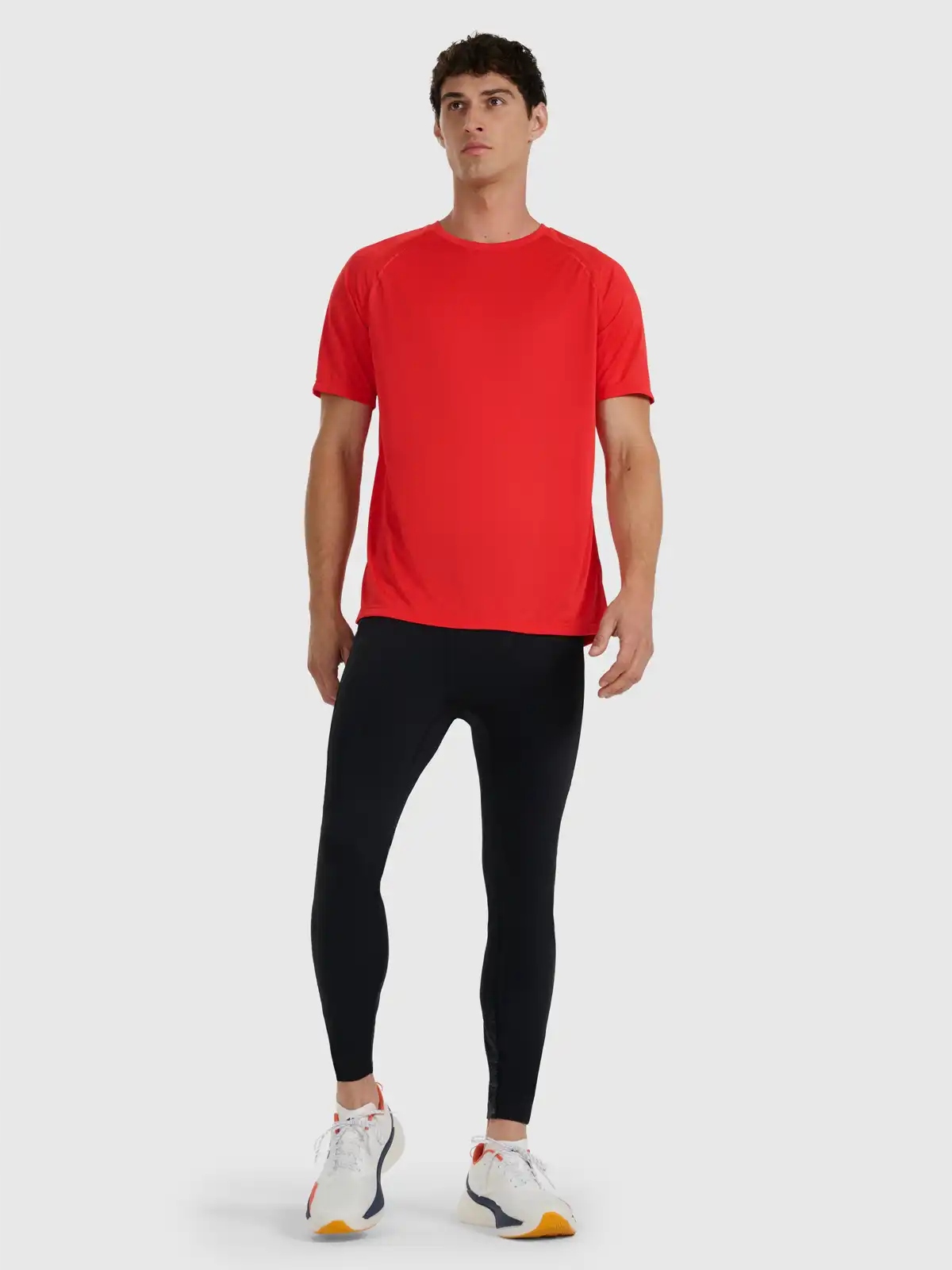 4F pánské legíny s reflexním potiskem na nohavicích 4FWAW25TFTIM356