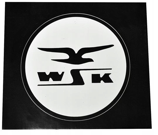 

Naklejka Wsk 125 na zbiornik ptak czarne logo