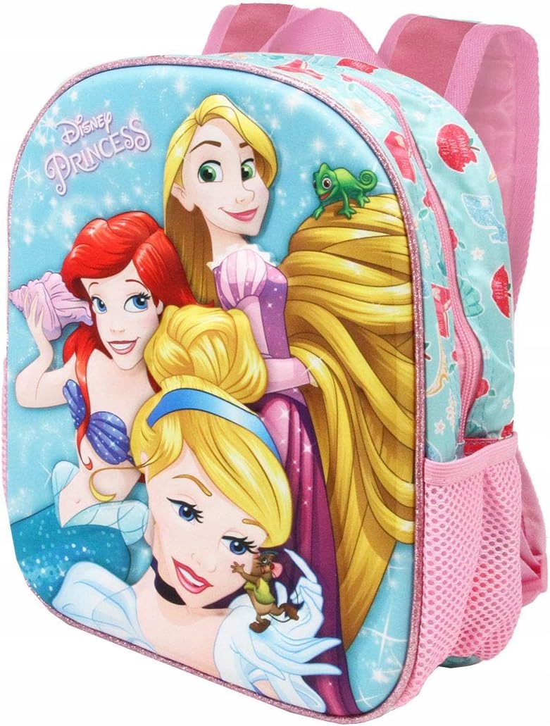 3D predškolský jednokomorový batoh Disney Princess