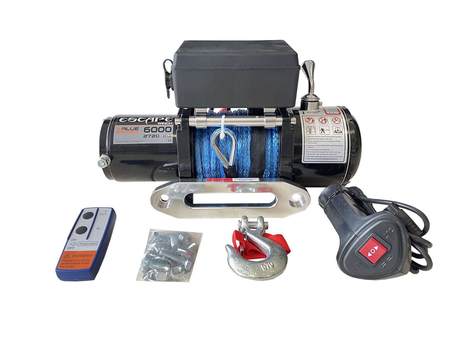 Лебедка ESCAPE VALUE 6000 синтетика OffRoad 2.7 T
