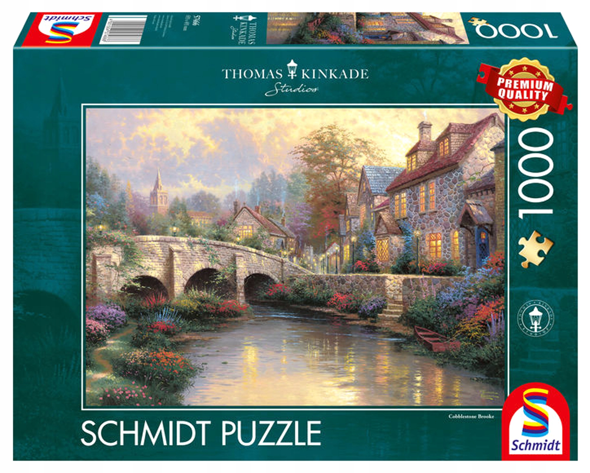 

Pq Puzzle 1000 el Thomas Kinkade Na starym moście