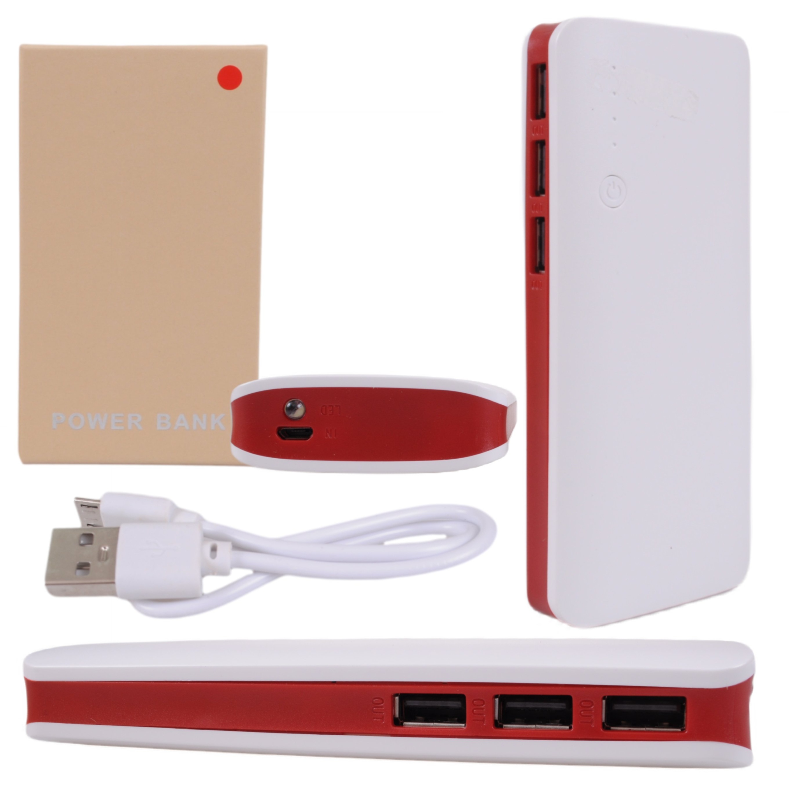 

Ładowarka Bezprzewodowa Powerbank 20000MAH Kabel