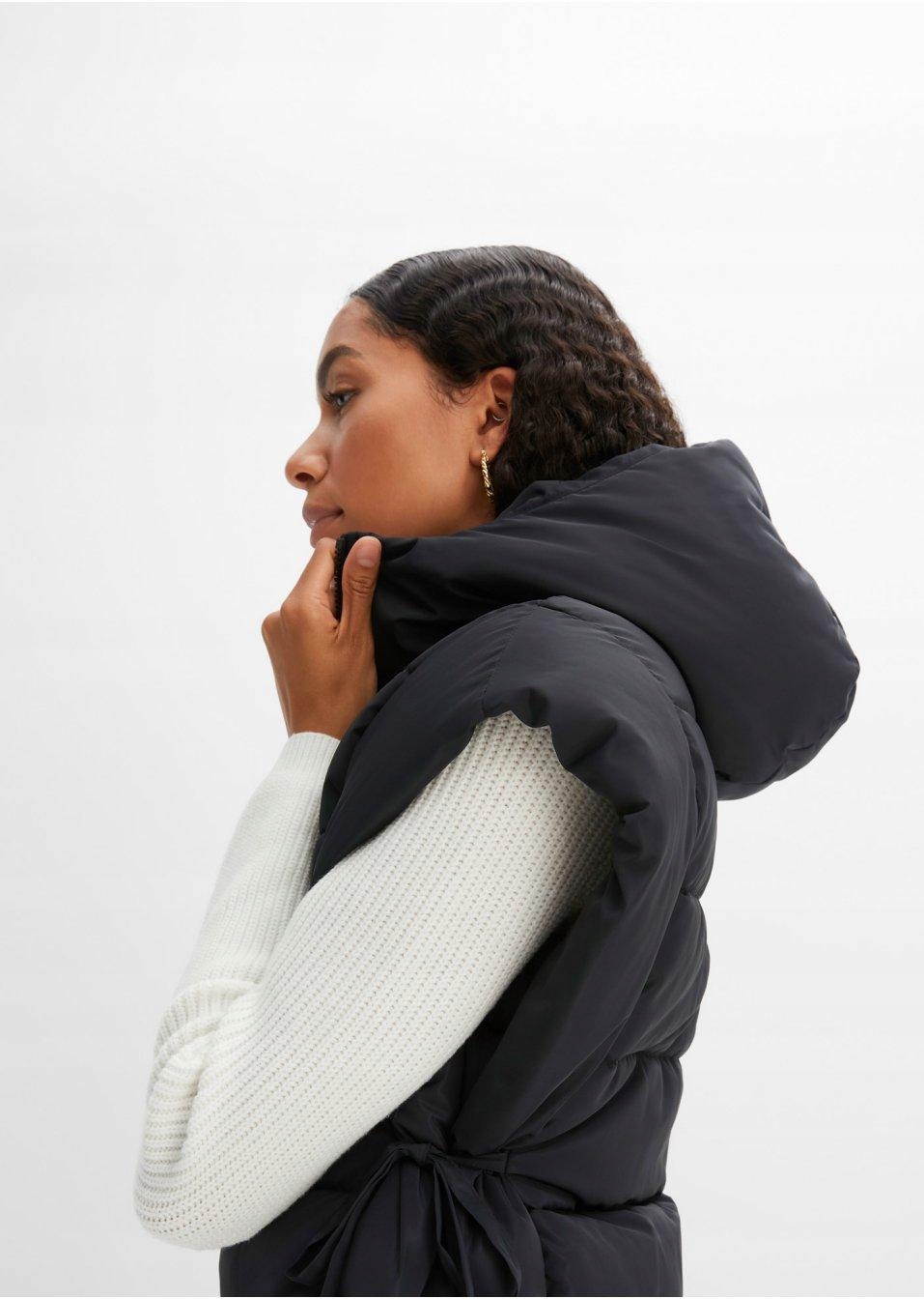 KAMIZELKA PIKOWANA BONPRIX 46 Wzór dominujący bez wzoru