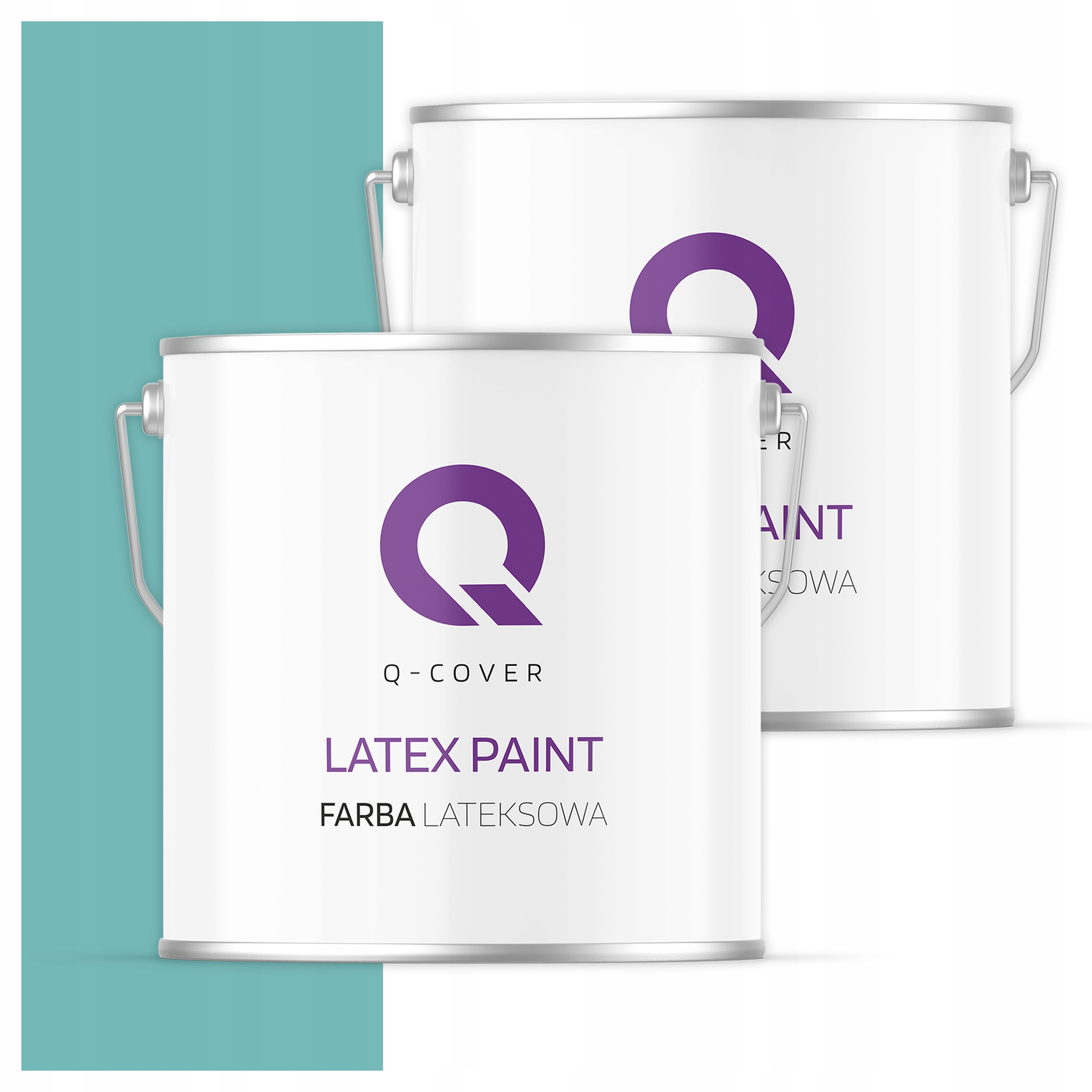 Barva vnitřní stropní barva 5L Hluboká matná barva Tyrkysová H1441