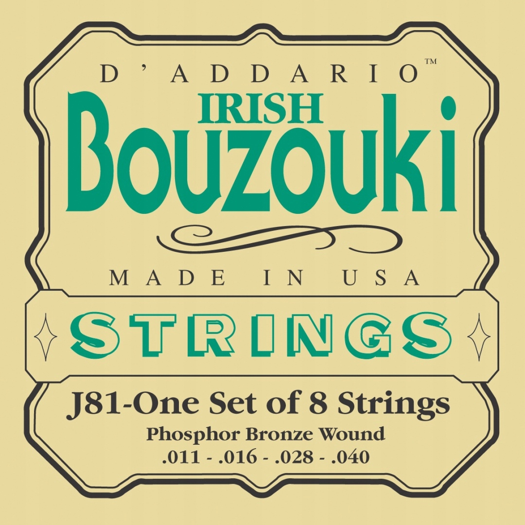 D'Addario J81 struny bouzouki