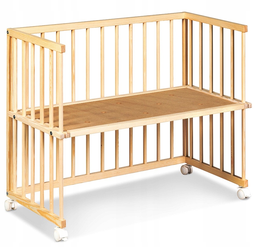 KLUPŚ Łóżeczko dostawne PICCOLINO 90x40 sosna Kolekcja PICCOLINO