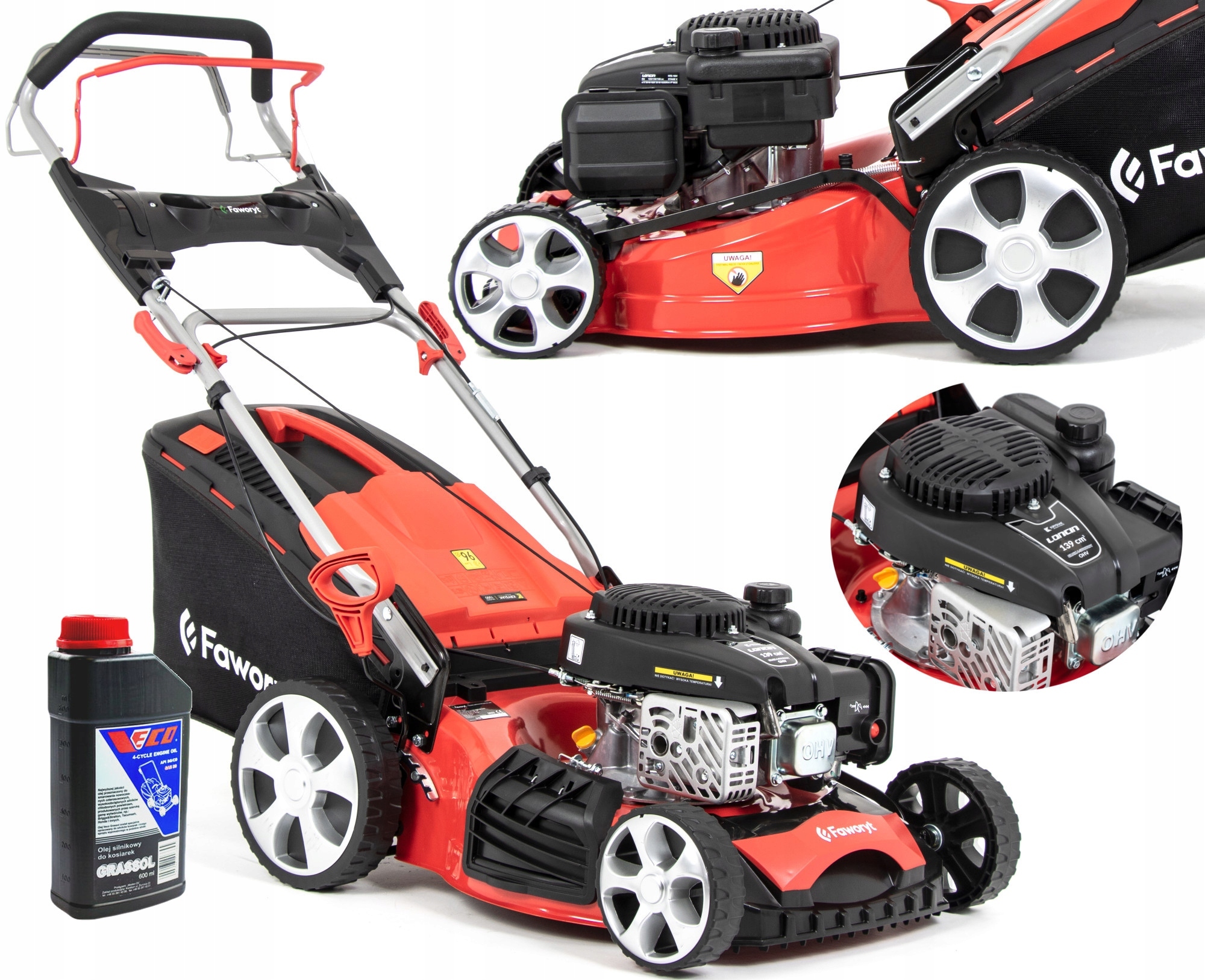 

Kosiarka Spalinowa Z Napędem 46cm Loncin 139cc +o