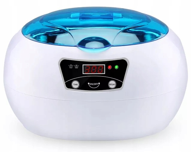 ZX-890 myjka ultradźwiękowa 600ml 35W Degas niebieska Skymen