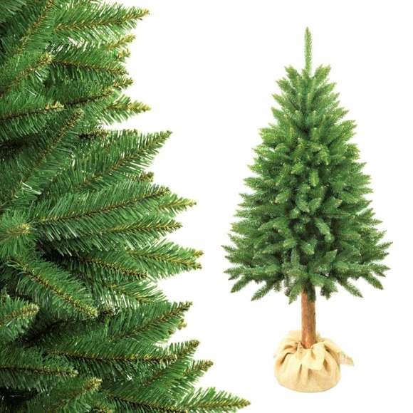 

Choinka Sztuczna Świerk Na naturalnym Pniu 120 CM