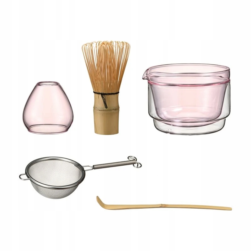 Hario zestaw do matchy różowy